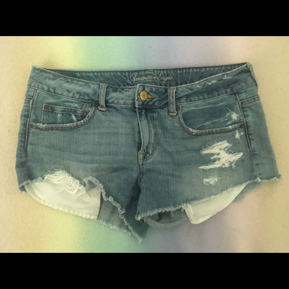 American Eagle denim shorts size 12